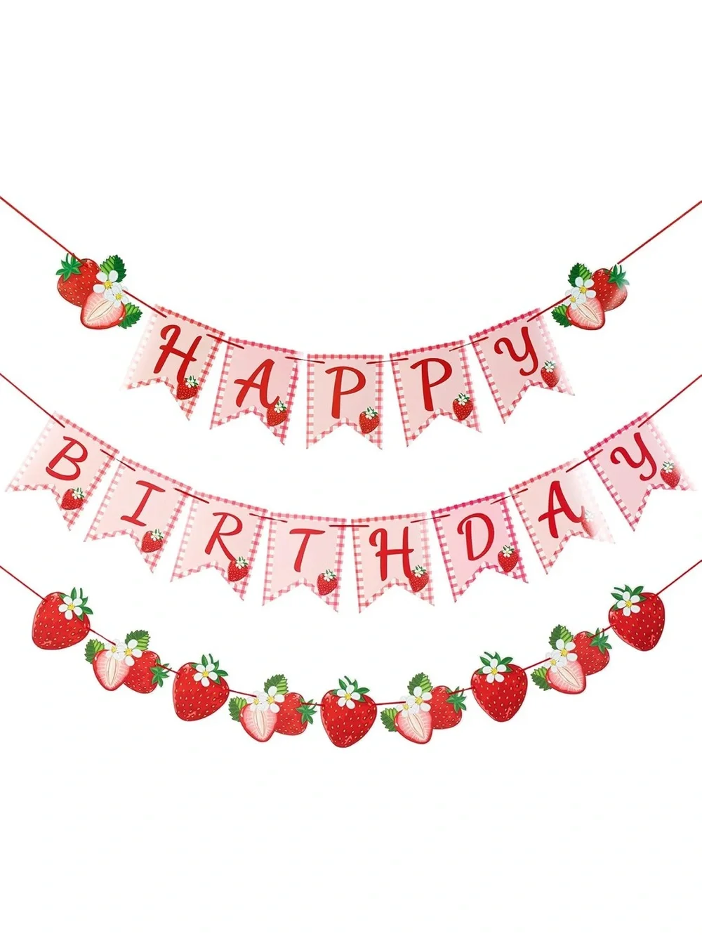 Strawberry-Themed Party Decor and Misc , Berry First Birthday Party decor